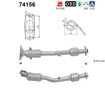 Catalytic Converter (74156)