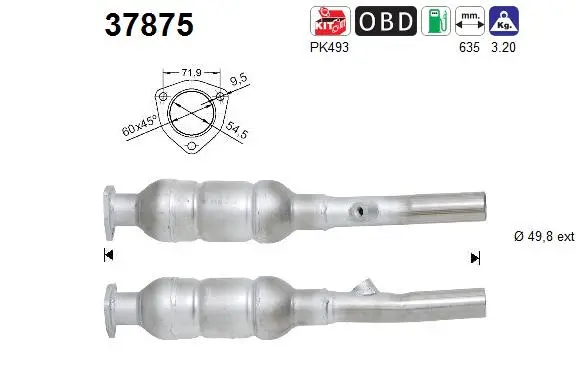 Catalytic Converter (37875)