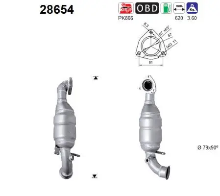 Catalytic Converter (28654)