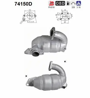 Catalytic Converter (74150D)