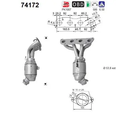 Catalytic Converter (74172)