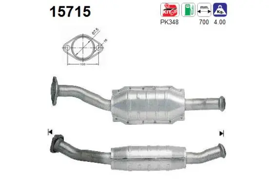 Catalytic Converter (15715)
