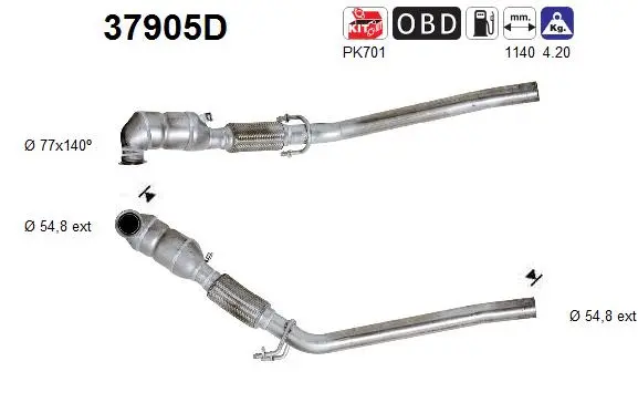 Catalytic Converter (37905D)