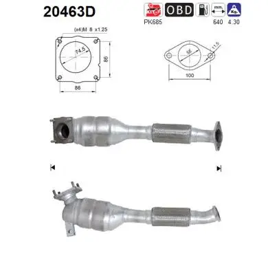 Catalytic Converter (20463D)