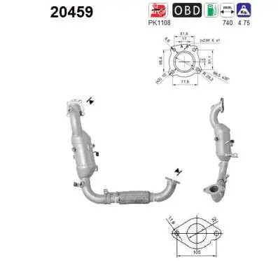Catalytic Converter (20459)