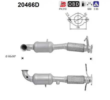 Catalytic Converter (20466D)