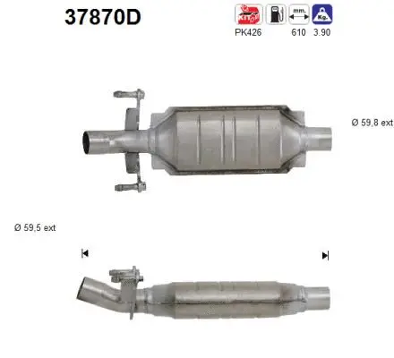 Catalytic Converter (37870D)