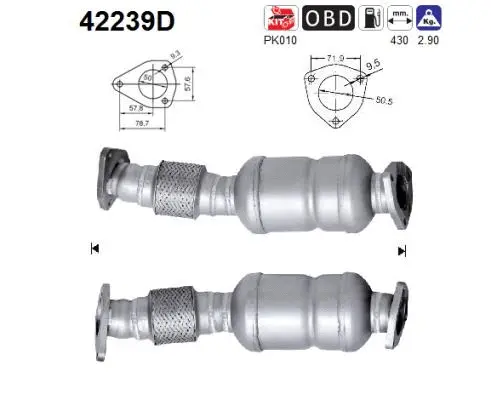 Catalytic Converter (42239D)