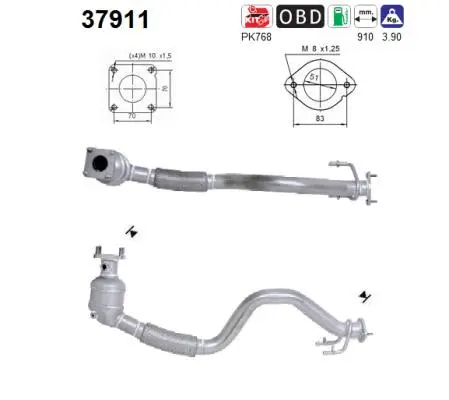 Catalytic Converter (37911)