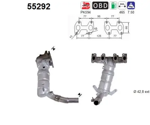Catalytic Converter (55292)