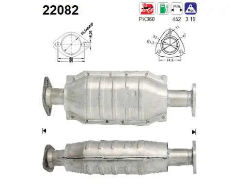 Catalytic Converter (22082)