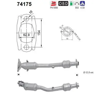 Catalytic Converter (74175)