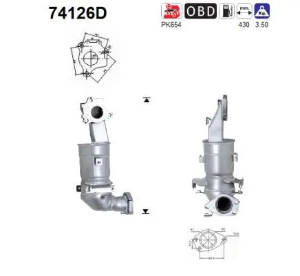 Catalytic Converter (74126D)