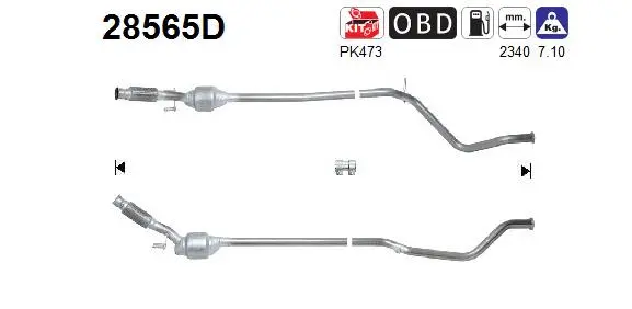 Catalytic Converter (28565D)