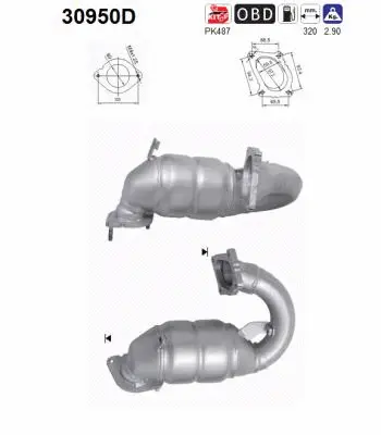 Catalytic Converter (30950D)