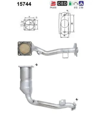 Catalytic Converter (15744)