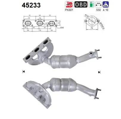 Catalytic Converter (45233)