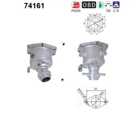 Catalytic Converter (74161)