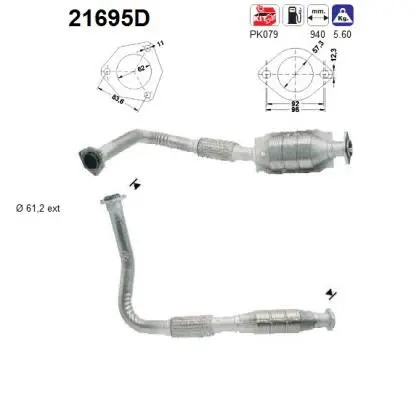 Catalytic Converter (21695D)