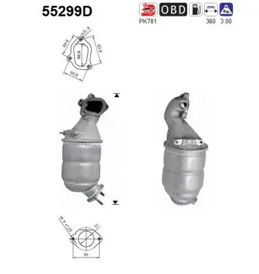 Catalytic Converter (55299D)