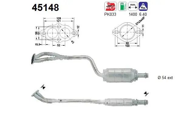 Catalytic Converter (45148)