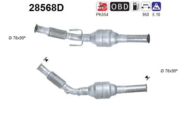 Catalytic Converter (28568D)