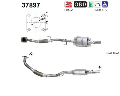 Catalytic Converter (37897)