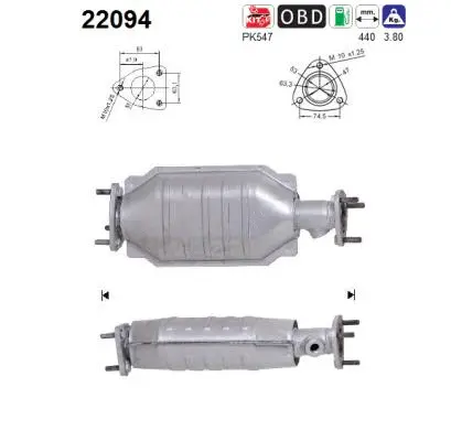 Catalytic Converter (22094)