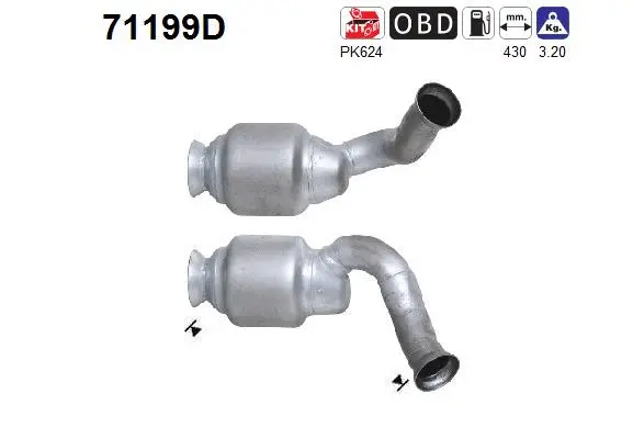 Catalytic Converter (71199D)