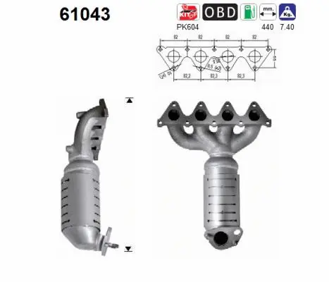 Catalytic Converter (61043)
