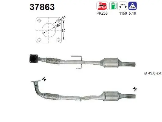 Catalytic Converter (37863)