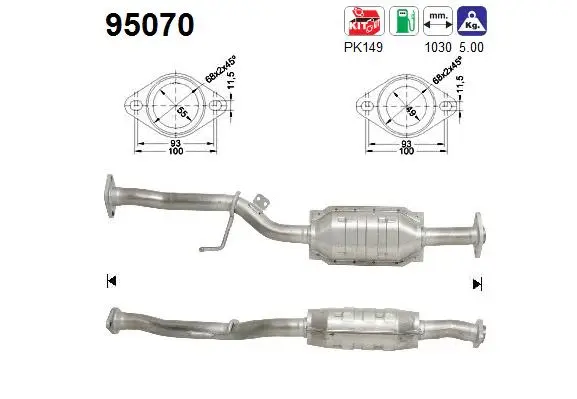 Catalytic Converter (95070)