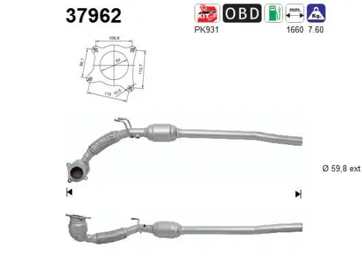 Catalytic Converter (37962)