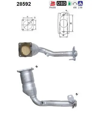 Catalytic Converter (28592)