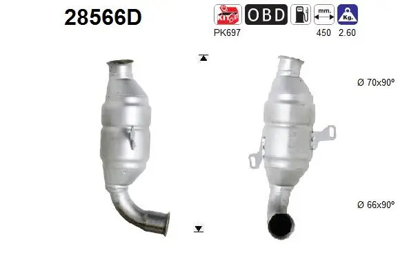 Catalytic Converter (28566D)