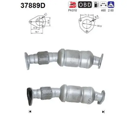 Catalytic Converter (37889D)