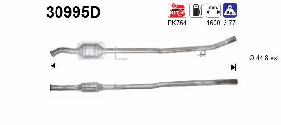 Catalytic Converter (30995D)