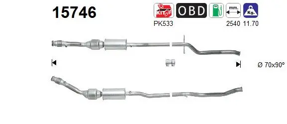 Catalytic Converter (15746)