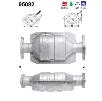Catalytic Converter (95082)