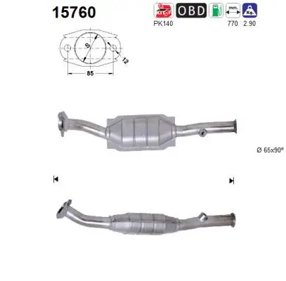 Catalytic Converter (15760)