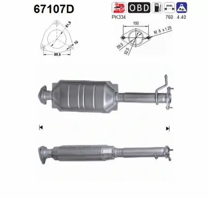 Catalytic Converter (67107D)