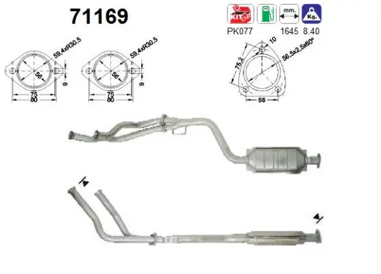 Catalytic Converter (71169)