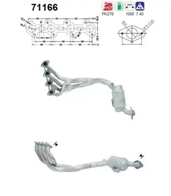 Catalytic Converter (71166)