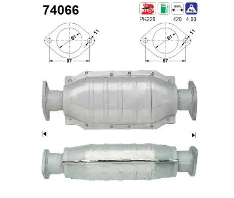 Catalytic Converter (74066)
