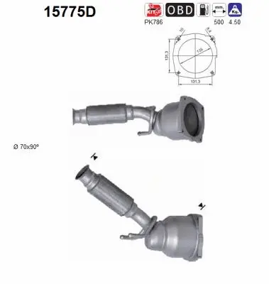 Catalytic Converter (15775D)