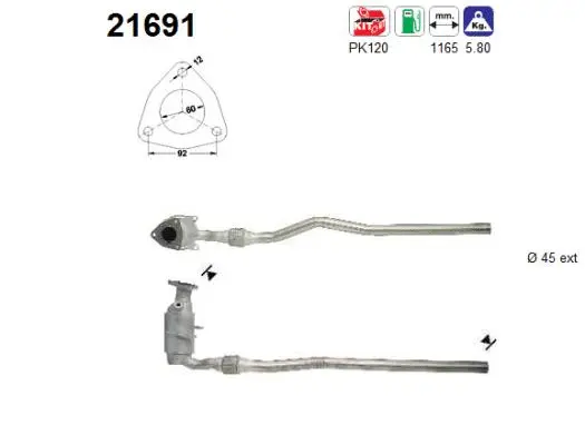 Catalytic Converter (21691)