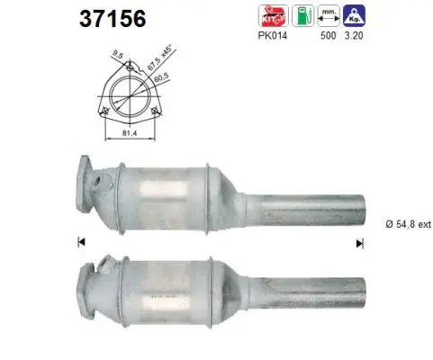 Catalytic Converter (37156)