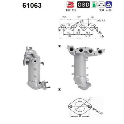 Catalytic Converter (61063)