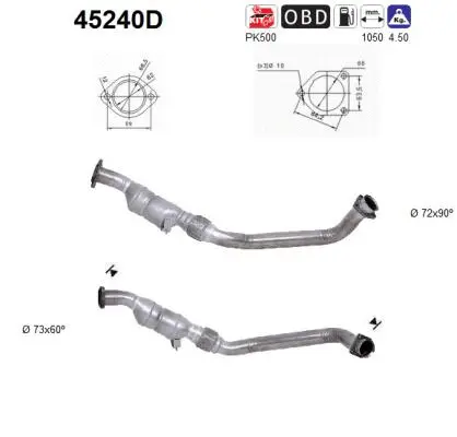 Catalytic Converter (45240D)