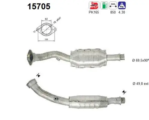 Catalytic Converter (15705)